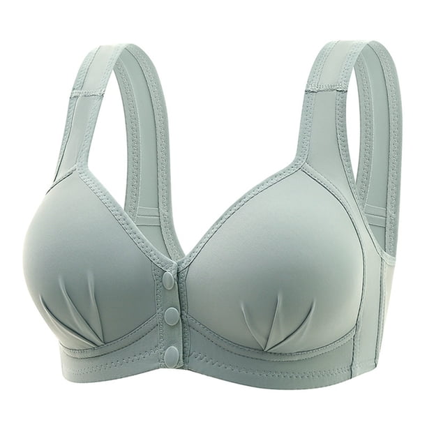 WILLBEST Brasier Invisible Mujer Sujetador De Mujer Con Hebilla Frontal, Borde De Encaje, Sin Aro De Acero, Ajuste Sin Costuras, Para Yoga, Dormir, Talla Grande 2291