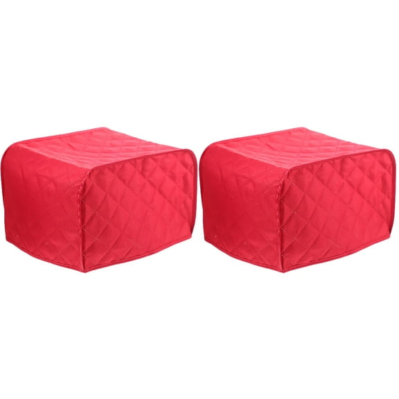 CIMAXIC Toaster Cover Red Wear-Resistant Protector for Kitchen Appliances