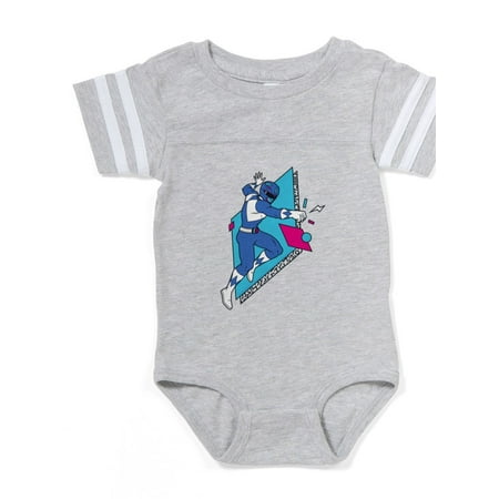 

CafePress - Power Rangers Blue Ranger P - Cute Infant Baby Football Bodysuit