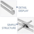 thumbnail image 3 of LOLIPPYY 2-Pack Heavy Duty Plated Metal Downspout Anchors Adjustable Garden Gutter Support Stakes, 3 of 7