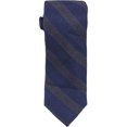 thumbnail image 1 of Tallia Mens Wide Stripe Self-tied Necktie, Blue, One Size, 1 of 1