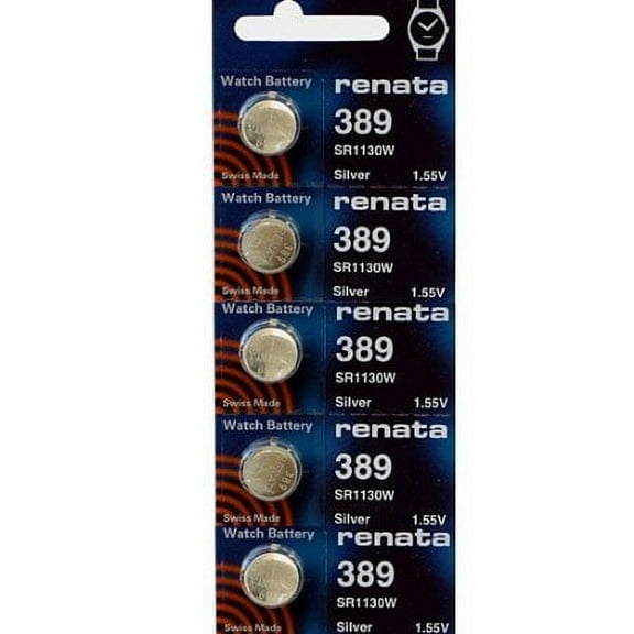 389 Watch battery - Strip of 5 Batteries