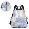 thumbnail image 5 of FORMRS Women's Travel Backpack Purse Anti-Theft Hidden Pockets Casual Shoulder Bag, Pastel Flower Pattern, 5 of 7