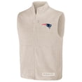 thumbnail image 2 of Men's NFL x Darius Rucker Collection by Fanatics  Oatmeal New England Patriots Full-Zip Sweater Vest, 2 of 3