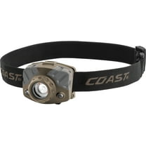 COAST FL65 Dual Color, White, Red 415 Lumen Flood Beam LED Headlamp 3 x AAA Batteries 3.3 oz.