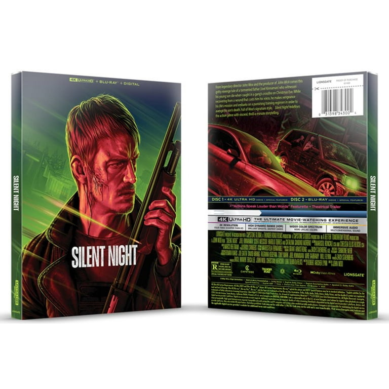 Silent Night (Steelbook) (Walmart Exclusive) 4K Ultra HD + Blu-Ray +  Digital Copy)