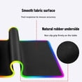 thumbnail image 3 of Extended RGB Gaming Mouse Pad, with Wireless Charging Station, Supershield 7 LED Colors, 3 of 6
