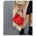 thumbnail image 5 of SPEKSEE Women Vintage Suede Handbags Tote Handbag Drawstring Bucket Bag Slouchy Crossbody Shoulder Bag Satchel Everyday Purse, 5 of 8