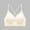 Khaki, variant on Women's Solid Color Lifting Gathering Folding Sagging Bra Lingerie For Women Daily Bra
