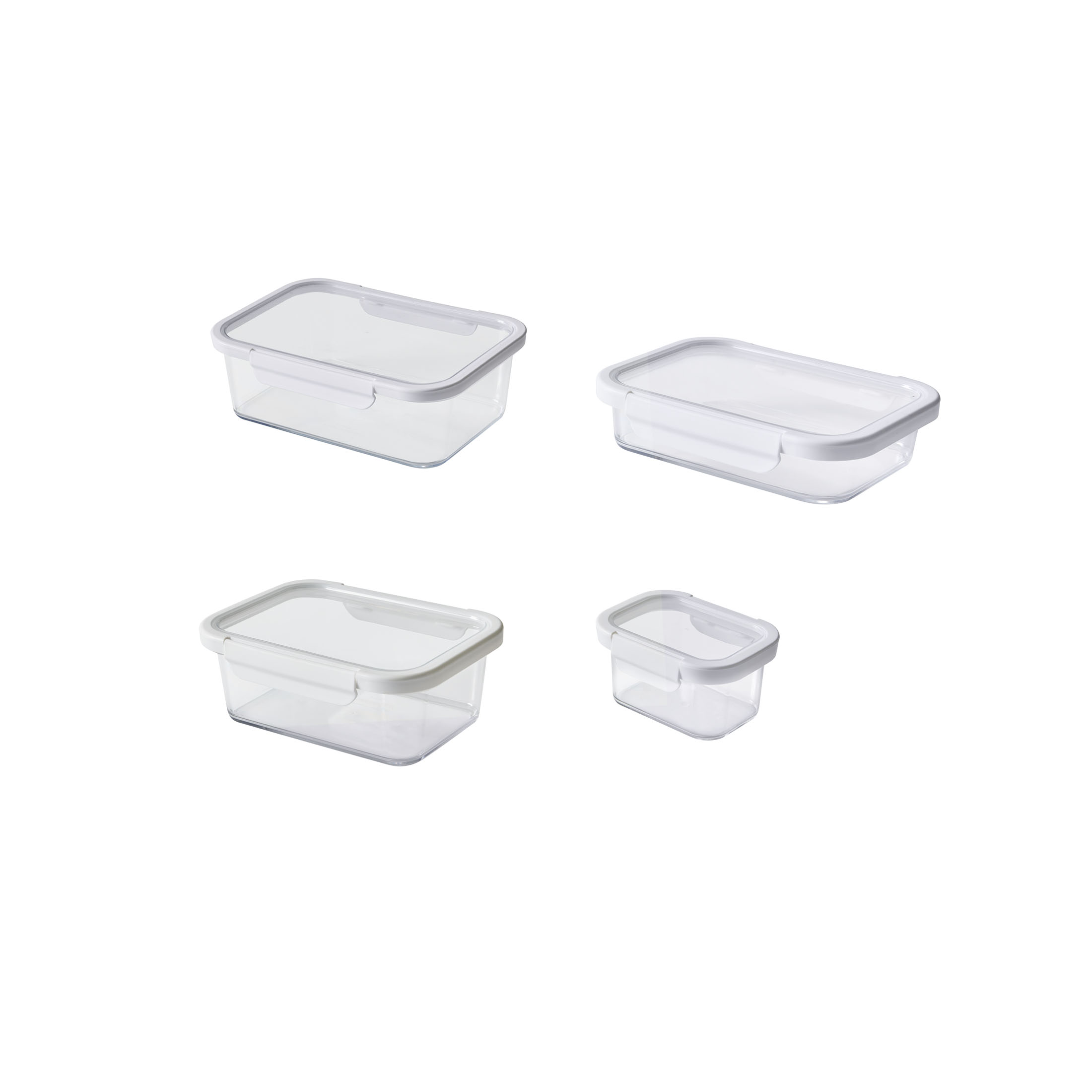 Better Homes & Gardens Rectangle Tritan Containers, Set of 9, 18 Pieces photo 2