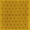 thumbnail image 1 of Ahgly Company Indoor Square Abstract Yellow Modern Area Rugs, 5' Square, 1 of 4