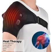 ROBOT-GXG USB Heated Shoulder Brace Support Wrap Joint Pain Relief Heating Pad Strap for Left Right