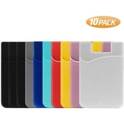 Phone Card Holder, SHANSHUI Ultra Slim Credit&ID Card Holder Wallet Stick on iPhone, Android & Most Smartphones