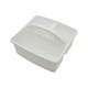 thumbnail image 5 of Moyic Cesta de almacenamiento apilable: solución de almacenamiento organizada para cualquier espacio y no dañino para las manos blanco blanco 2Conjunto, 5 of 6