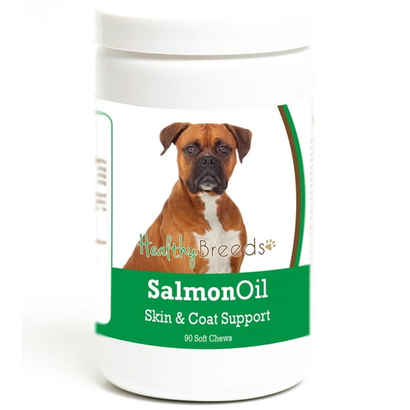 Healthy Breeds Boxer Salmon Oil Soft Chews 90 Count