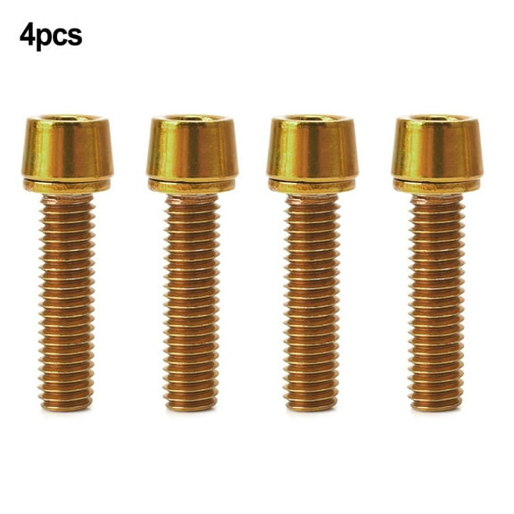 4pcs M5x20mm M6x20mm MTB Bike Bicycle Steering Handlebar Stem Screws Bolts