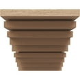 thumbnail image 2 of 6"W x 12"D x 6"H Wide Landon Rough Cedar Woodgrain TimberThane Corbel, Primed Tan, 2 of 6