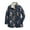Navy, variant on Fall Jackets for Women 2025,Quilted Christmas Jacket Snap Button Coat Winter Clothing for Women (Wine, M)