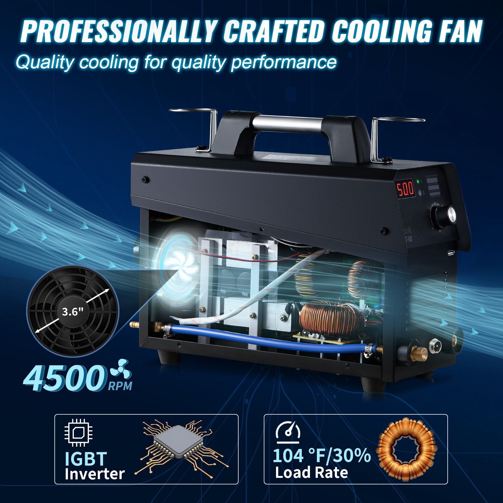 BENTISM CUT-50 50 Amp Plasma Cutter, 110V/220V with IGBT Technology