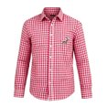 thumbnail image 3 of Toddler Kids Girls Boys Shirt Tops Long Sleeve Button Down Shirt Classic Formal Top Casual Casual Loose Tops 4-5 Years, 3 of 4