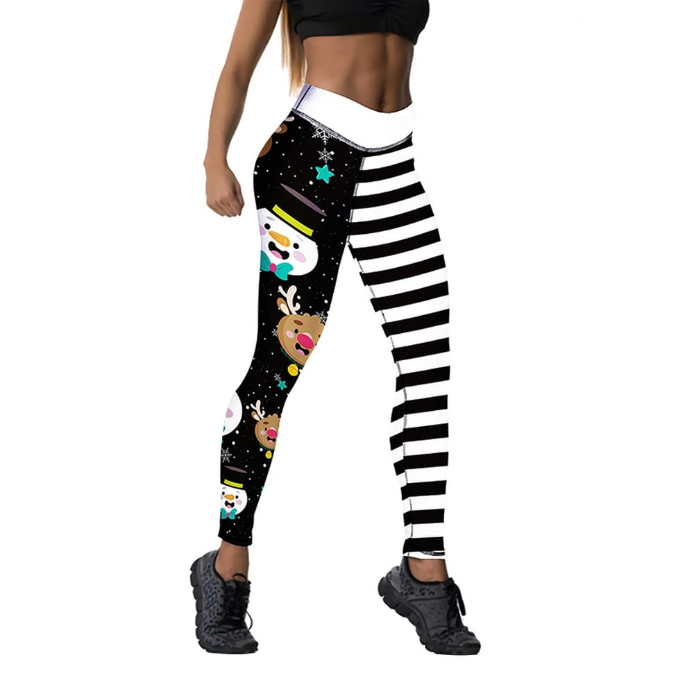 DYMADE DYMADE Womens Christmas Workout Leggings Holiday
