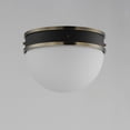 thumbnail image 2 of 12419SWBKWBR-Maxim Lighting-Duke - 1 Light Flush Mount-8.75 Inches Tall and 12.25 Inches Wide-Black/Weathered Brass Finish, 2 of 5