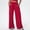 Red, variant on Womens Pants Casual High Waist Comfy Lounge Pajamas Drawstring Loose Wide Leg Yoga Dance Workout Pants with Pockets