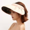 thumbnail image 3 of Windfall Sun Visor Hats Women Large Brim Summer UV Protection Beach Cap, 3 of 5