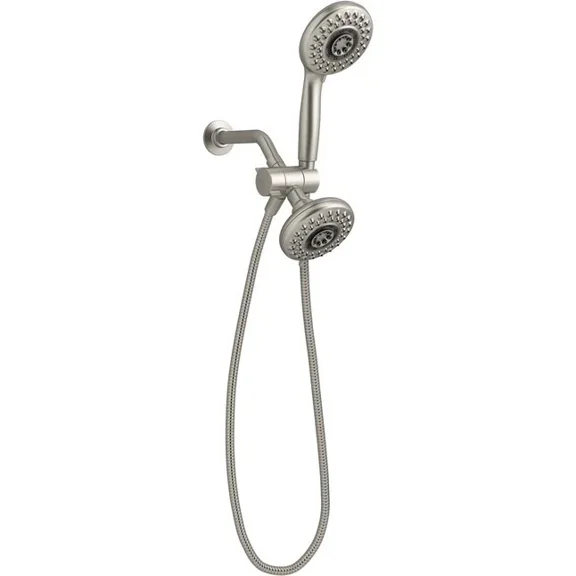 Kohler Enlighten 5-in-1 Multifunction Showerhead & Hand Shower Combo, 1.75 GPM, Vibrant Brushed Nickel Finish