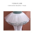 thumbnail image 6 of LYMAYTER ‌Toddler Ballerina Set Girls Short Sleeve Dance Ballet Leotards Skirt Combo Suit 3Y-11Y, 6 of 8