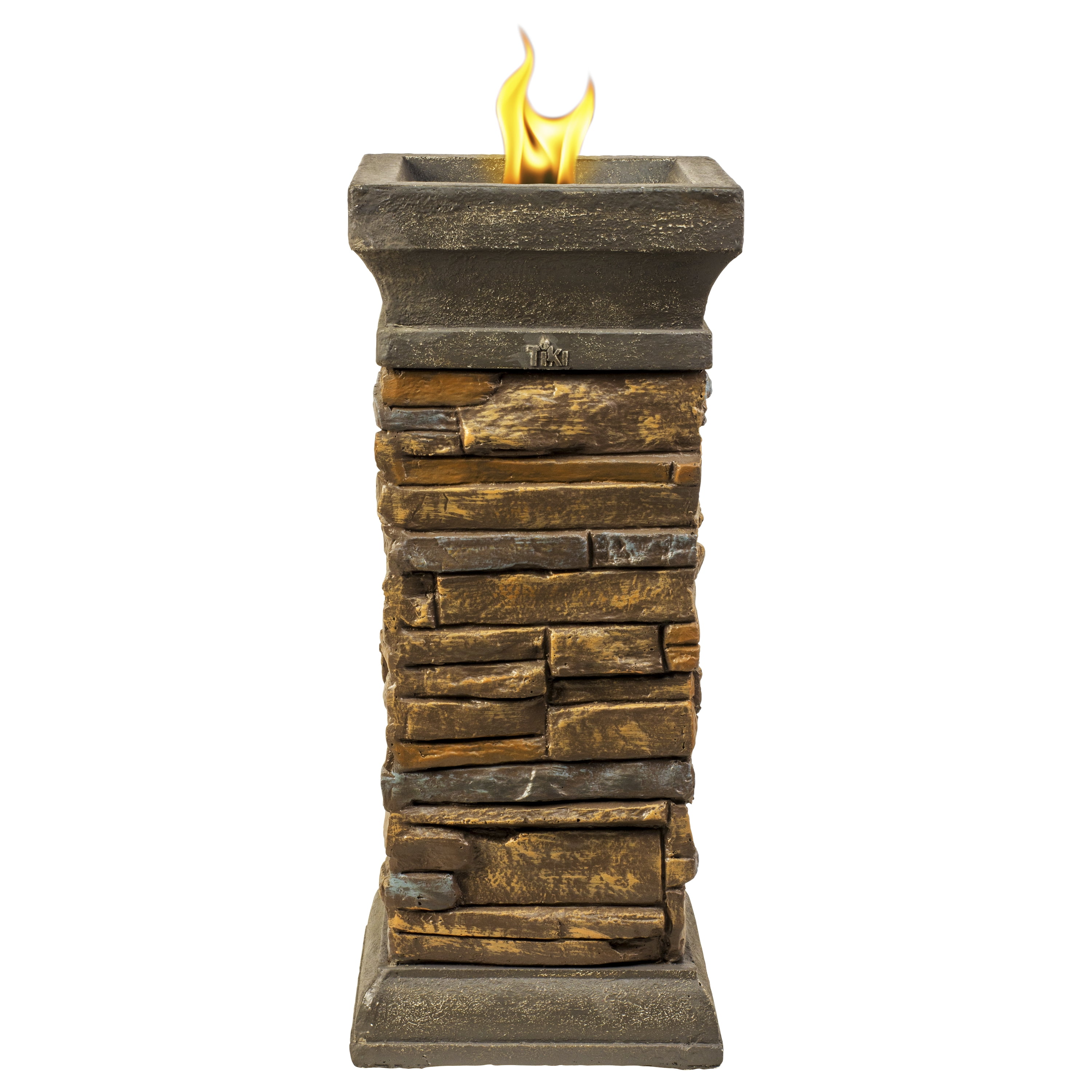 TIKI® Brand 24inch Sonoma Metal Patio Torch Stone