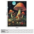 thumbnail image 4 of ONETECH Mushroom Blanket Colorful Mushroom Throw Blankets Mushroom Decor Stuff Gift Mushroom Throw and Blanket for Sofa Living Room Bedroom Ultra Soft, 4 of 6