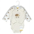 thumbnail image 2 of Hudson Baby Cotton Long-Sleeve Bodysuits, 3- Pack, Newborn- 24 Months, 2 of 5