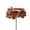 red, variant on Garden Wind Spinner, Green Tractor Windmill Stake with Rotating Wheels for Patio Yard Garden, Unique Outdoor Sculptures Ornament Gift for Friends Family ( Tractor )