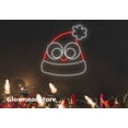 thumbnail image 3 of Glowneon Christmas Hat Neon Sign, Christmas Hat Led Light, Christmas Led Sign, Christmas Art, 3 of 5