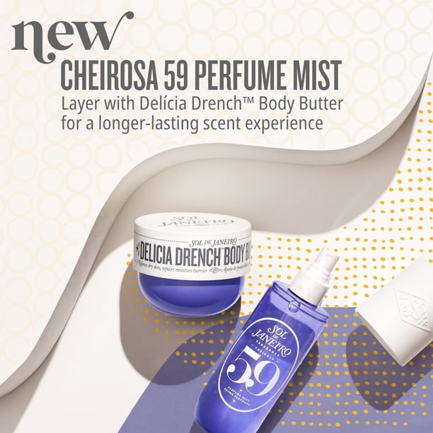 ボディミスト Sol De Janeiro 59 Mist Mini Cheirosa 59 Delicia Hair & Body Perfume Mist - Sol de Janeiro