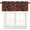 Red-3, variant on Merry Christmas Valance Curtains,Traditional Xmas Ornaments Tree Winter Snowflakes Print Red Short Topper Window Treatments for Farmhouse Kitchen Living Room Decor,54x18inch