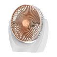 thumbnail image 1 of Toystoory Ventilador de escritorio ABS, Motor eléctrico sin escobillas, funcionamiento silencioso, 2 engranajes, ajustable, giratorio, para el Accesorios para electrodomésticos batería de oro, 1 of 6