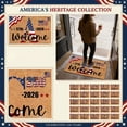 thumbnail image 2 of USA 250th Anniversary Alphabet Doormat, Patriotic 4Th of July Door Mats,Crystal Velvet Indoor Outdoor Rug with Letters,Decor for Home Entryway, Patio,23.6*15.7 In., 2 of 7
