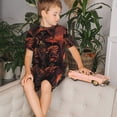 thumbnail image 4 of Balery Dark Skull King Throne Conjunto de Pijama Infantil de Manga Corta con Estampado – Ropa de Dormir de Algodón Suave-Medium, 4 of 6