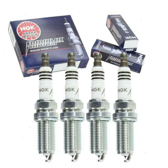 4 pc NGK Iridium IX Spark Plugs compatible with Kia Optima 2.4L L4 2009-2010