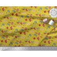 thumbnail image 3 of Soimoi Velvet Fabric Mix Fruits Fabric Prints by Yard 58 Inch Wide, 3 of 3