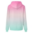 thumbnail image 3 of Usmixi Winter Hoodies for Women Womens Drawstring Pullover Hoodies Tops Fashion Gradient Print Plus Size Hooded Sweatshirt Long Sleeve Pocket Sweater Sweatshirts Sale, 3 of 4