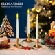 thumbnail image 5 of Velas Flotantes Colgantes Sin Llama con Varita Velas Cónicas Sin Llama Velas LED Luz Cálida Velas Navideñas Blancas B, 5 of 5