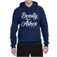 thumbnail image 2 of Wild Bobby Beauty From Ashes Isaiah 61:3 Inspirational/Christian Unisex Graphic Hoodie Sweatshirt, Navy, 3X-Large, 2 of 5