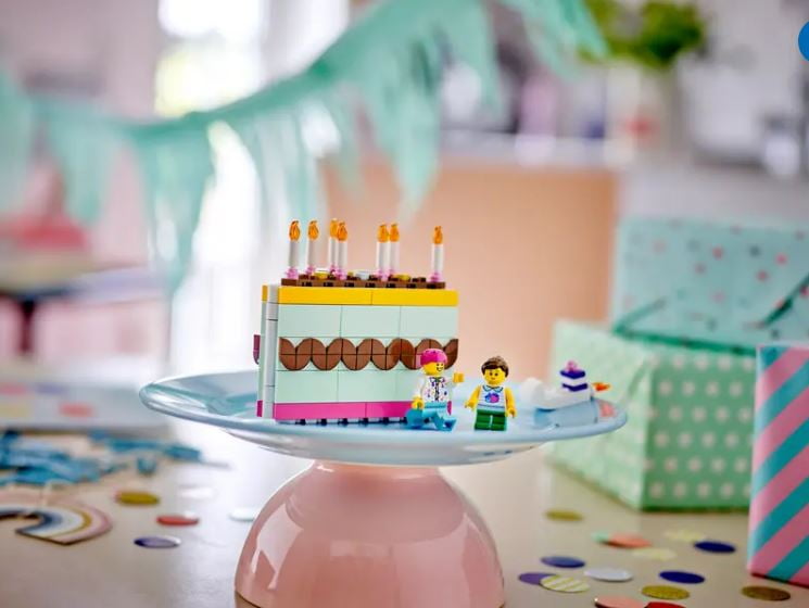 Kara's Party Ideas Bright & Colorful Girl LEGO Party | Kara's Party Ideas