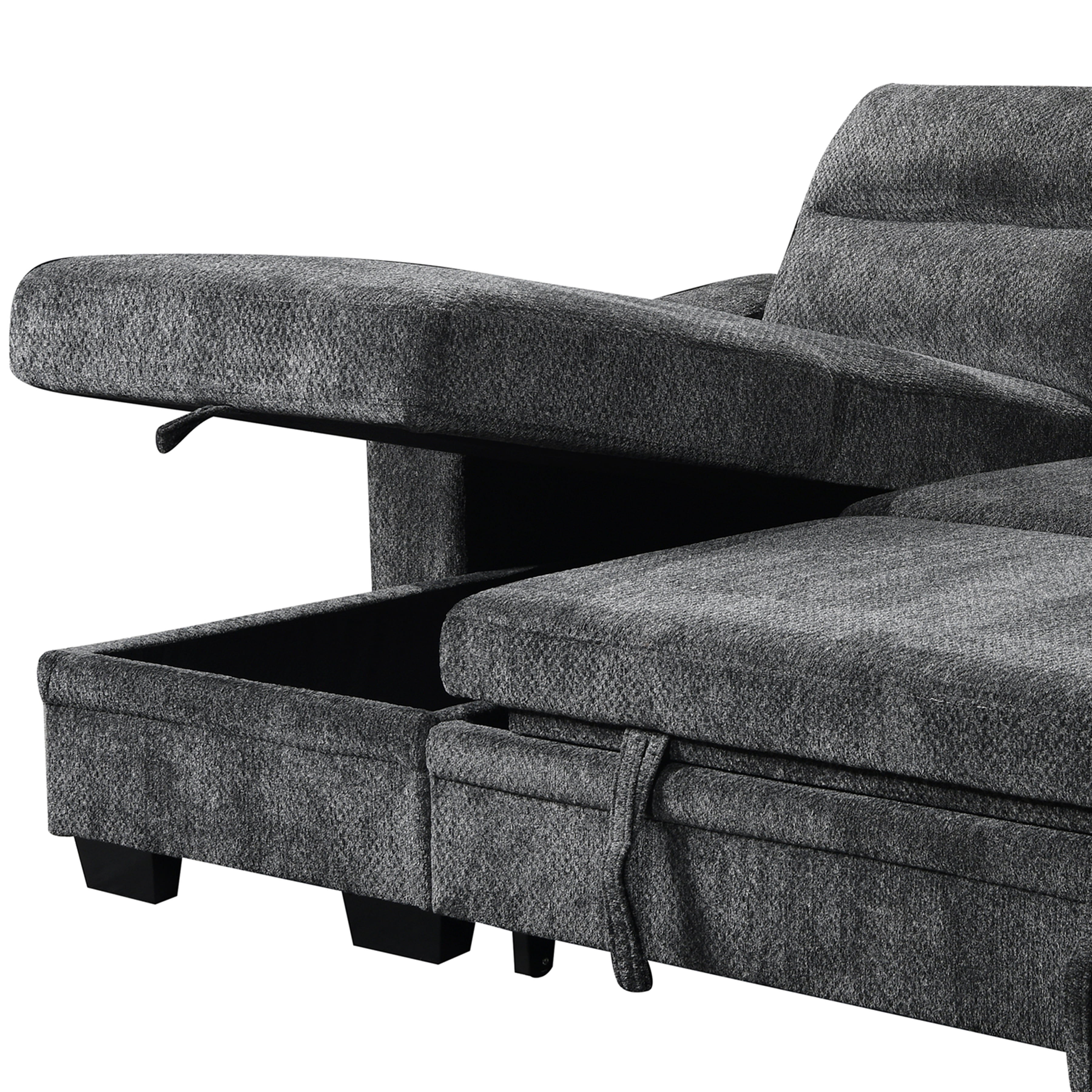 Savio 96 in. Reversible Sleeper Sectional