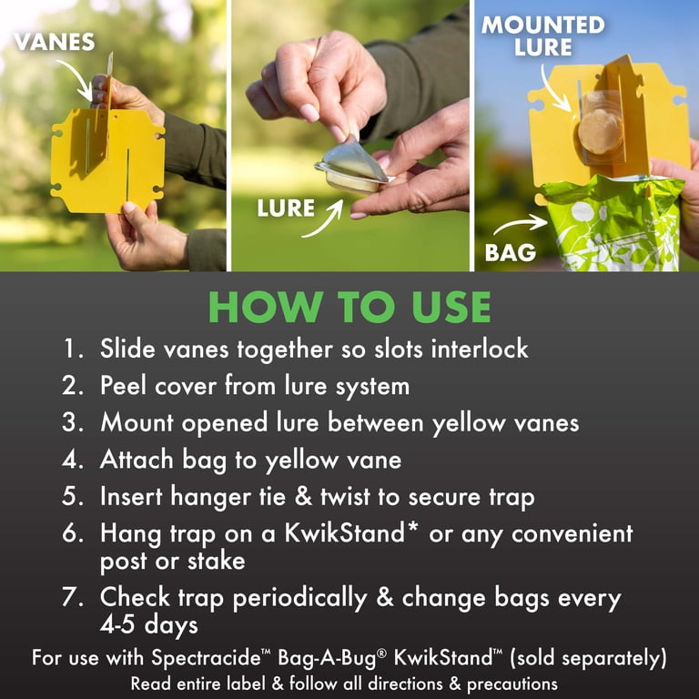 Spectracide Japanese Beetle Trap with Dual Lure System for Outdoor