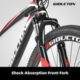 thumbnail image 2 of Mens Mountain Bike Eurobike, 27.5 Inch, 21 Speed Shifter, Disc Brakes,Mens Bicycle Adult, RED, 2 of 6