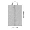 thumbnail image 3 of Travel Shoe Storage Bag | Water-Resistant Oxford Fabric | Portable Handle | Washable Dustproof Shoe Organizer for Luggage | Fits Most Sizes | 37x23cm | 1 Pack, 3 of 9